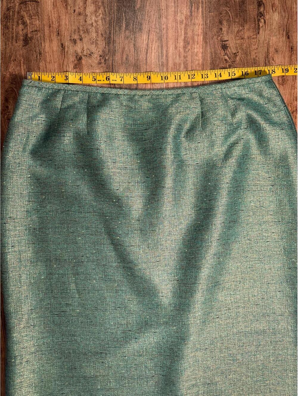 Kasper Women's Three-Piece Skirt Suit in Teal Tweed - Picture 6 of 8